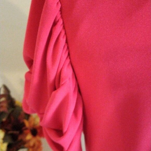 Danny & Nicole Red Dress - Picture 9 of 12